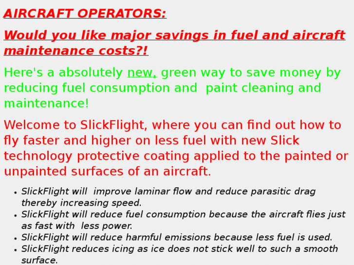 www.slickflight.com
