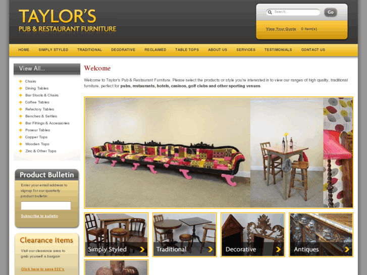 www.taylorsgolfclubfurniture.com