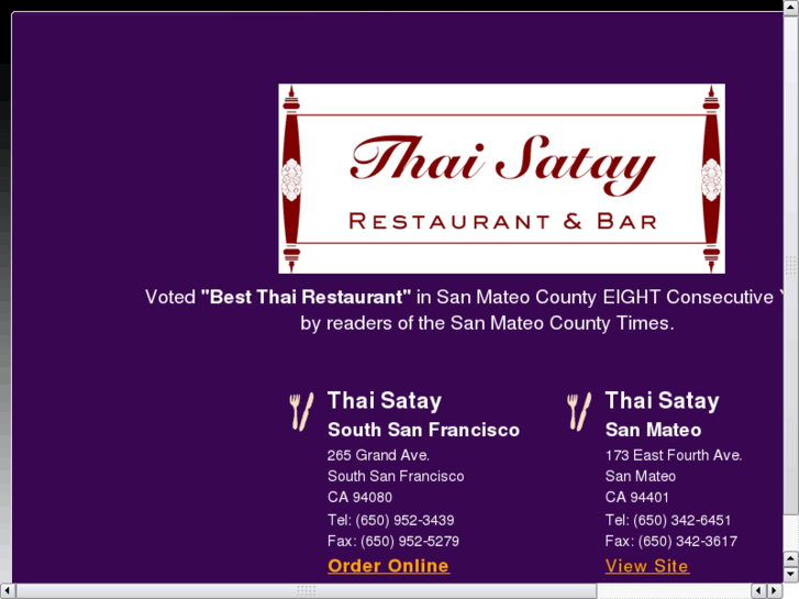 www.thaisatayrestaurant.com