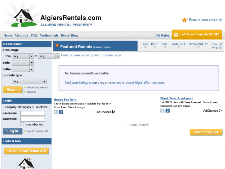 www.algiersrentals.com