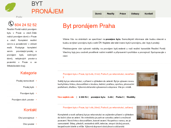 www.byt-pronajem-praha.cz
