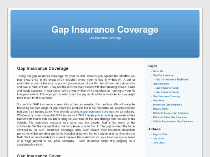 www.gapinsurancecoverage.co.uk