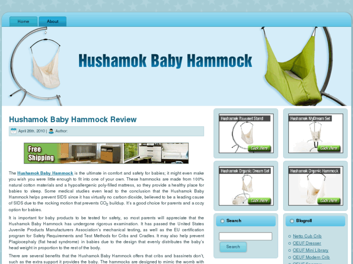 www.hushamokbabyhammock.com