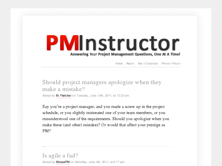 www.projectmanagementinstructor.com