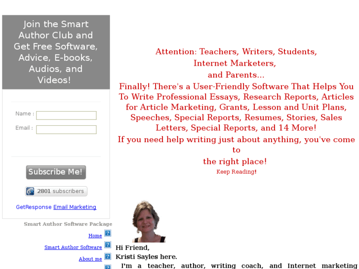 www.smartauthorsoftware.com