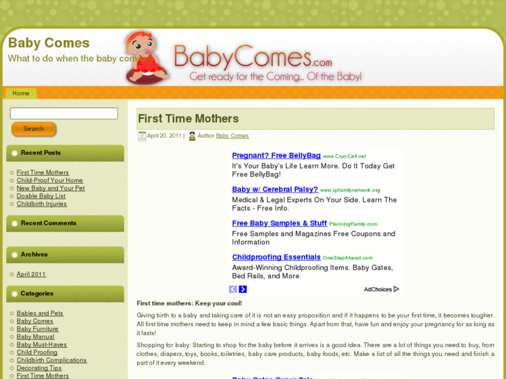 www.babycomes.com