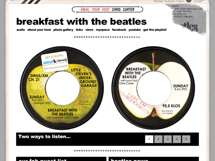 www.breakfastwiththebeatles.com