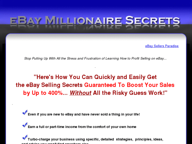 www.ebaymillionairesecrets.info