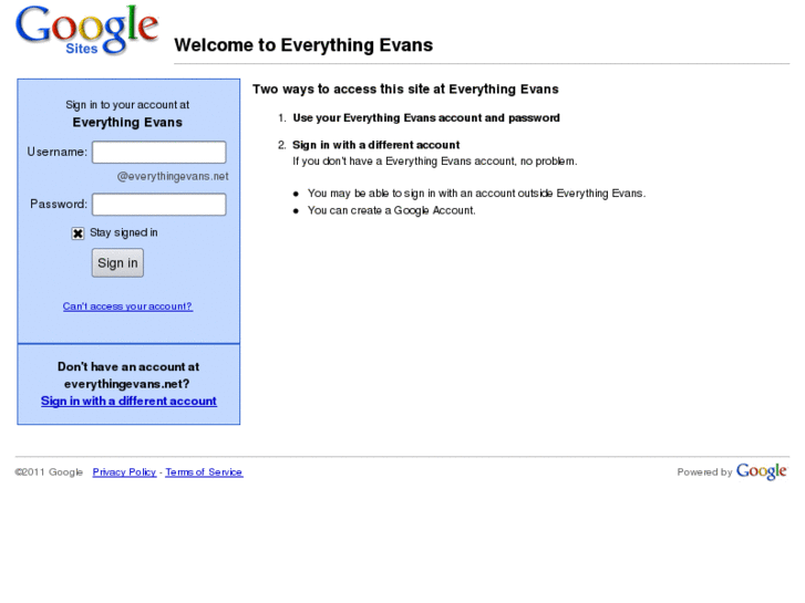 www.everythingevans.net