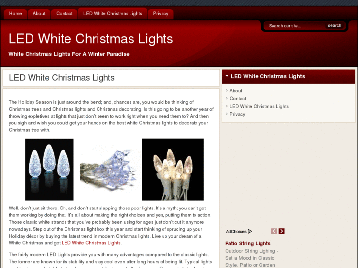 www.ledwhitechristmaslights.com