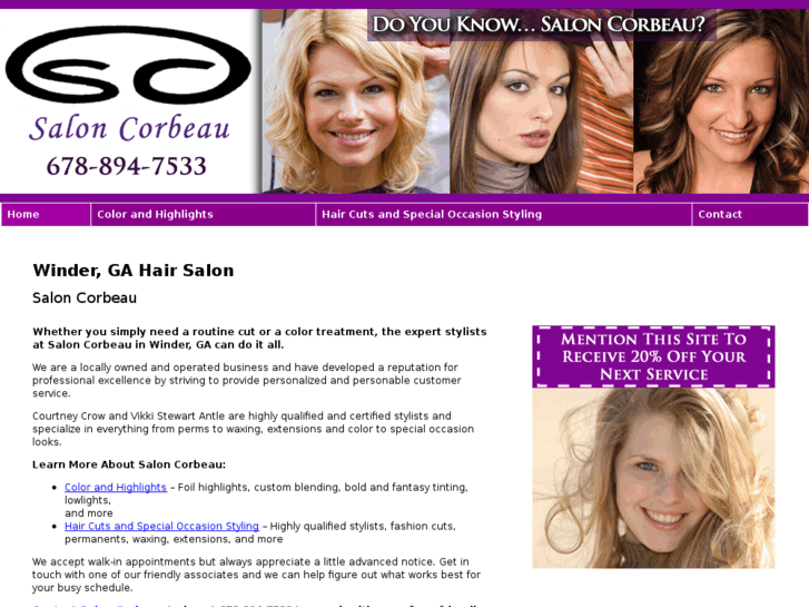 www.saloncorbeau.com