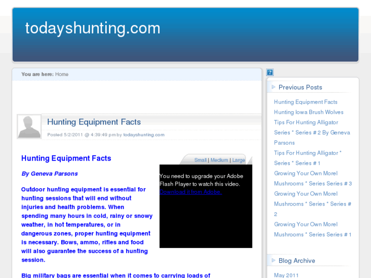 www.todayshunting.com