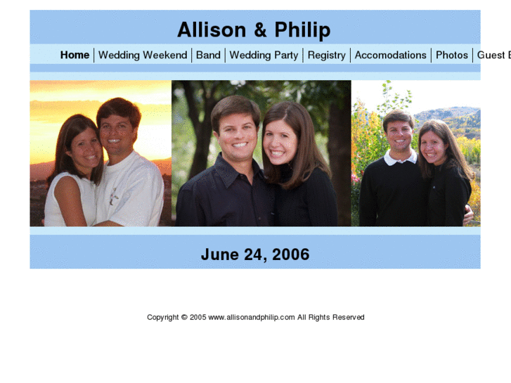 www.allisonandphilip.com