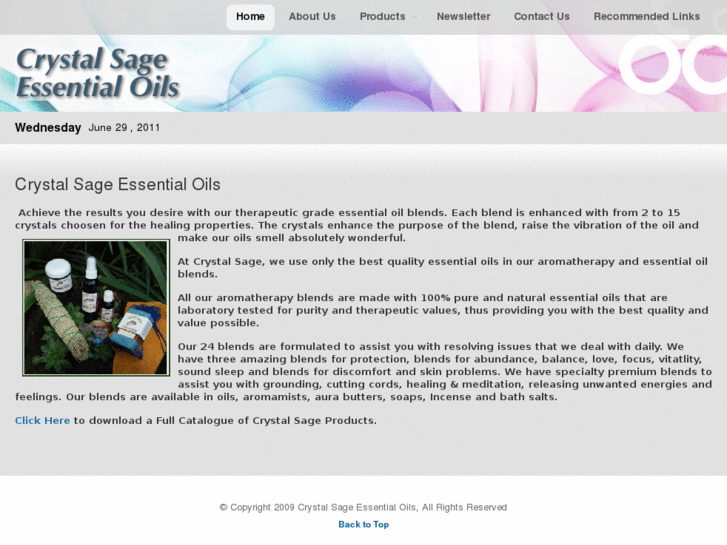 www.crystalsageessentialoils.com