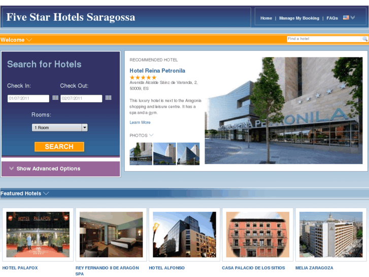 www.fivestarhotelssaragossa.com