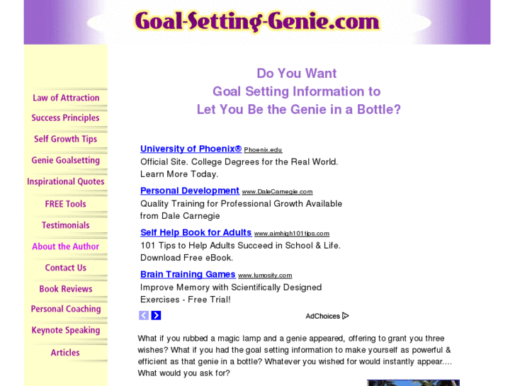 www.goal-setting-genie.com