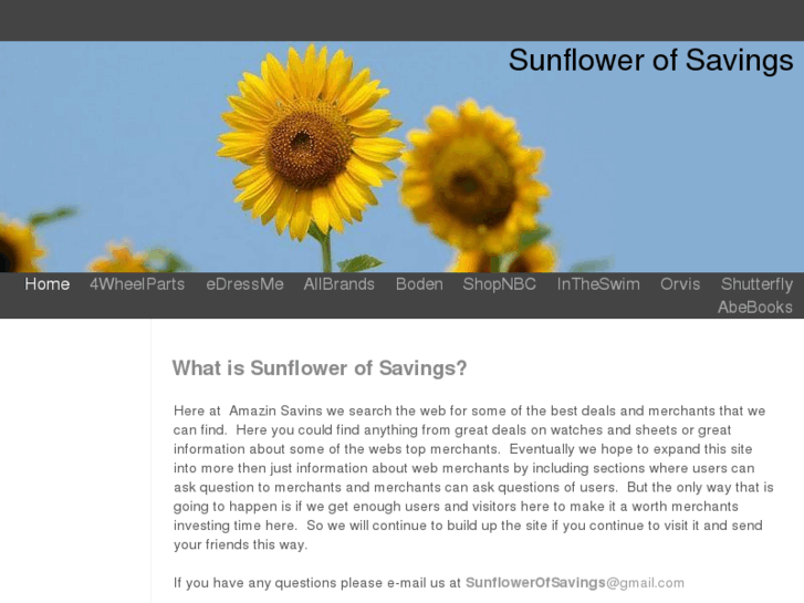 www.sunflowerofsavings.com