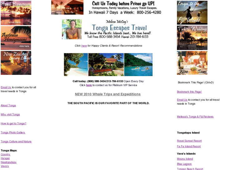 www.tongaescapes.com