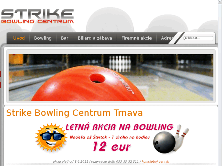 www.bowlingtrnava.sk