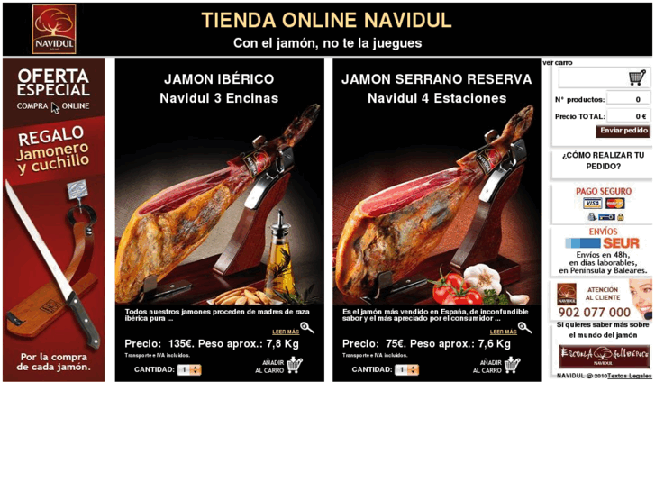 www.comprarjamonnavidul.es