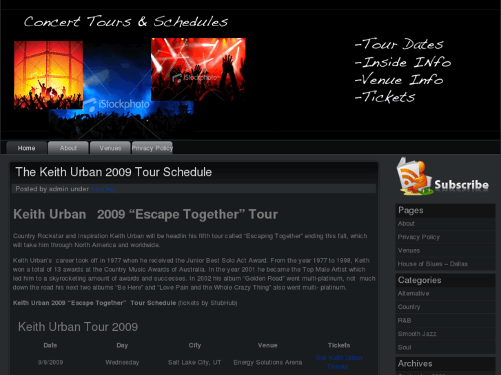 www.concert-tour-schedule.com