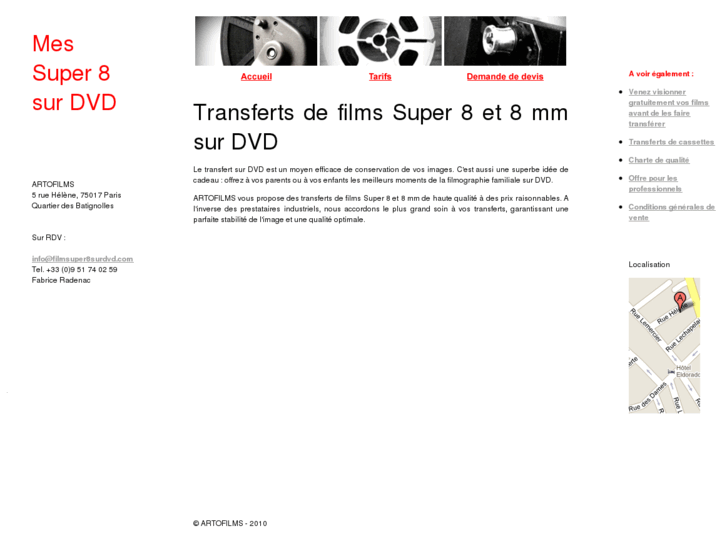 www.filmsuper8surdvd.com