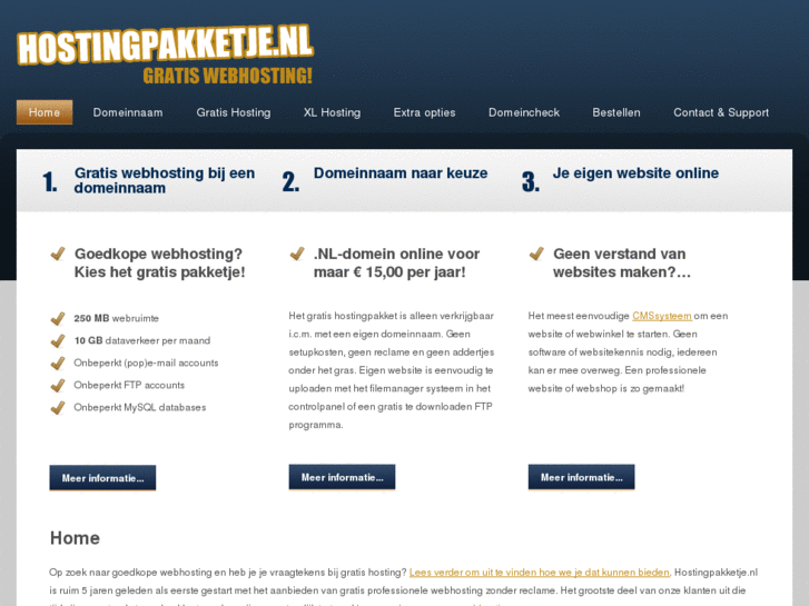 www.hostingpakketje.nl