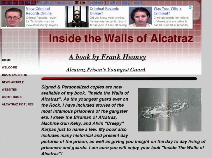 www.insidethewallsofalcatraz.com