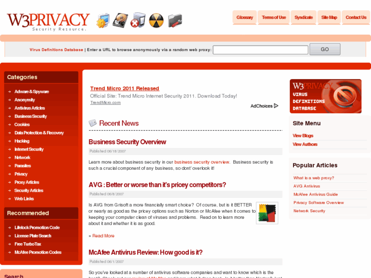 www.w3privacy.com