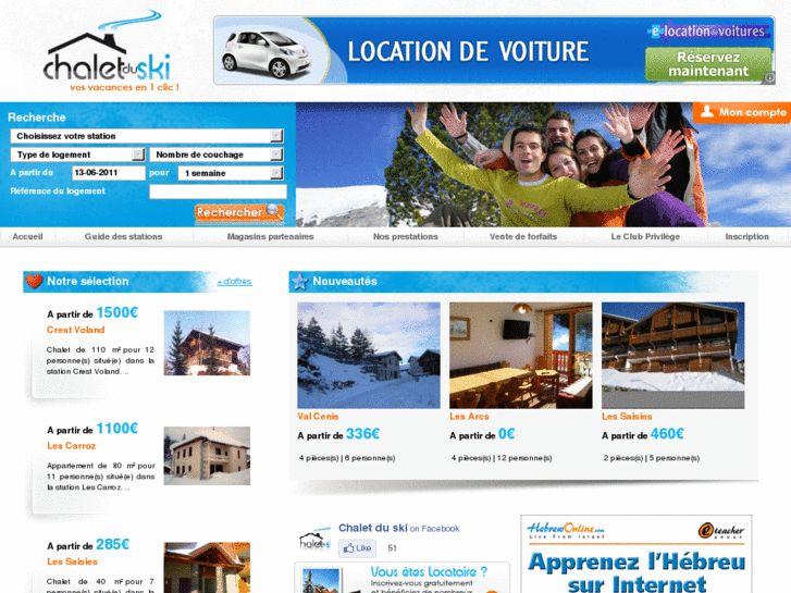 www.chaletsduski.com