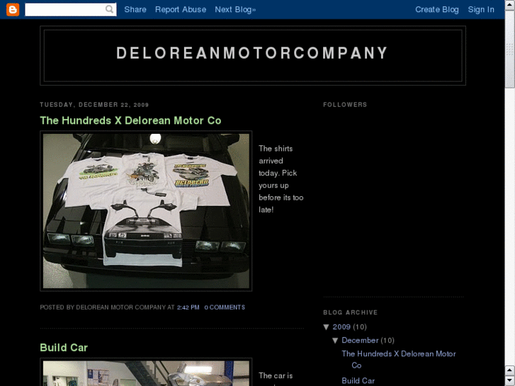 www.deloreanblog.com