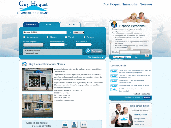 www.guyhoquet-immobilier-chennevieres.com