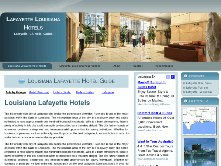 www.lafayettelouisianahotels.com