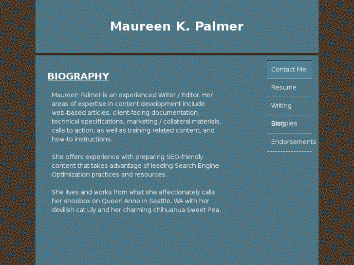 www.maureenkpalmer.com