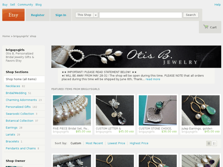 www.otisbjewelry.com