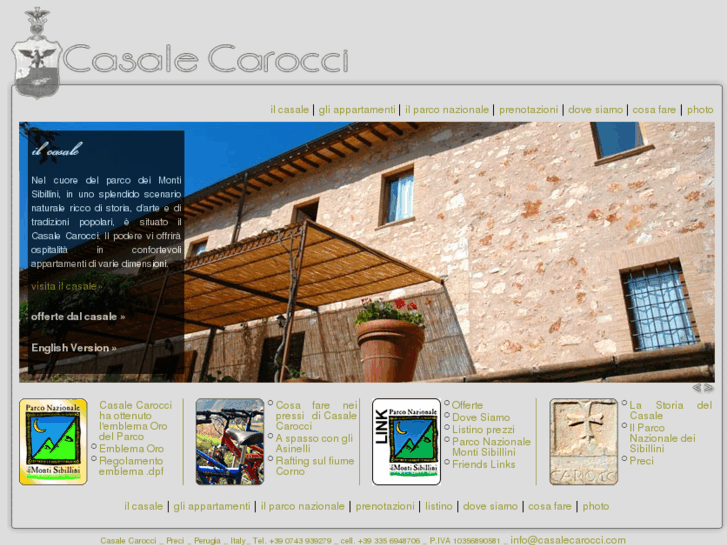 www.casalecarocci.com