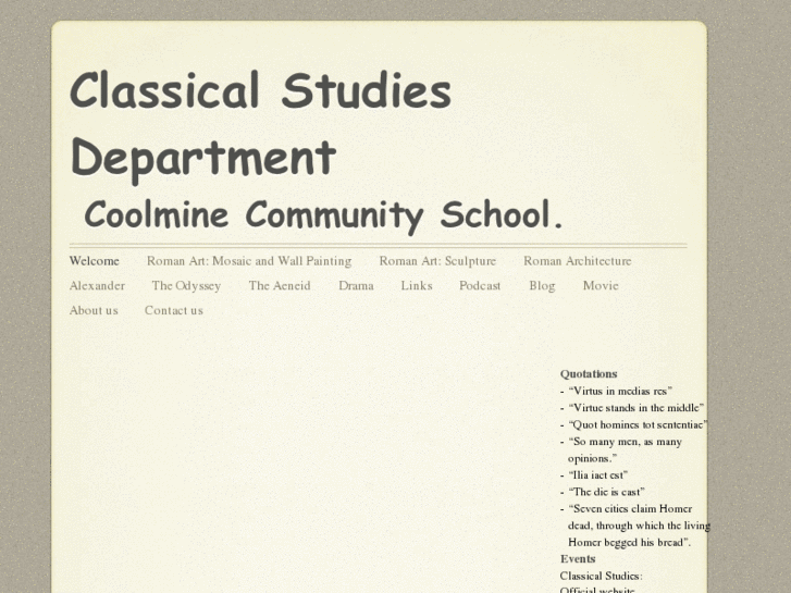 www.classicalstudiescoolmine.com