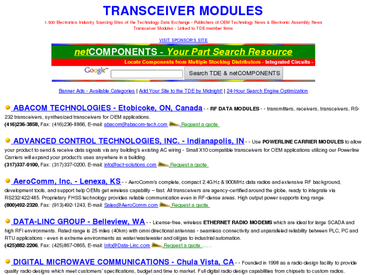 www.transceivermodules.com