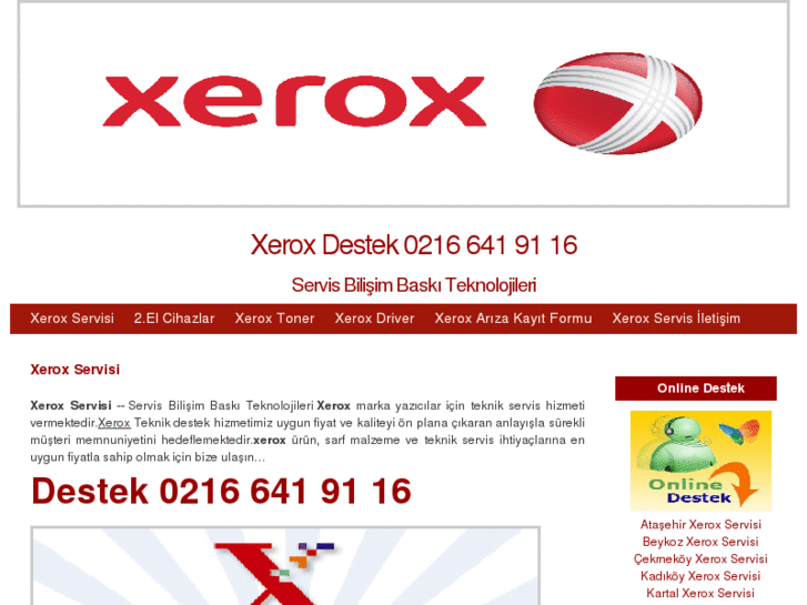 www.xeroxservisi.co