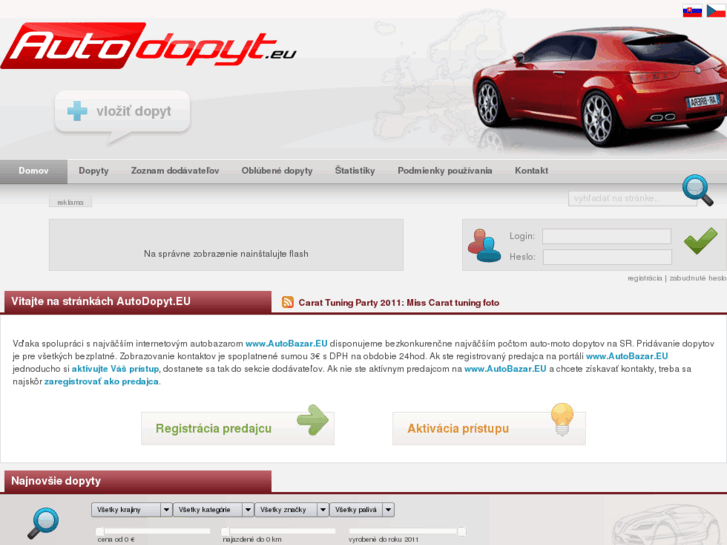 www.autodopyt.eu