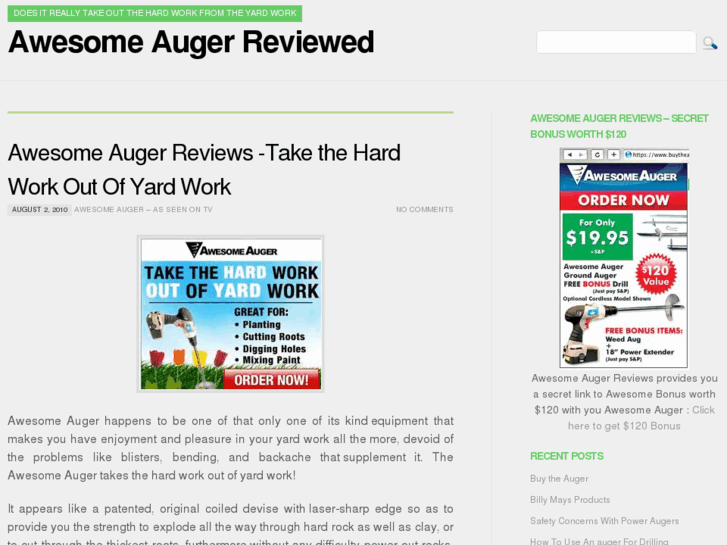 www.awesomeaugerreviews.com