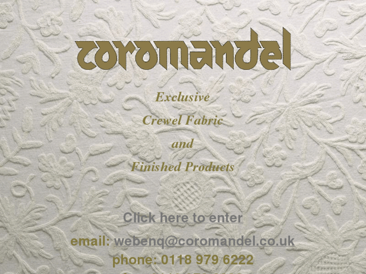 www.coromandel.co.uk