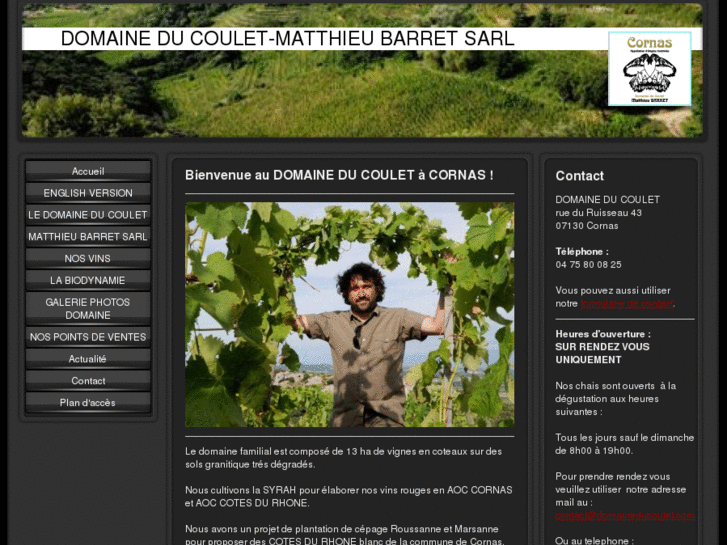 www.domaineducoulet.com