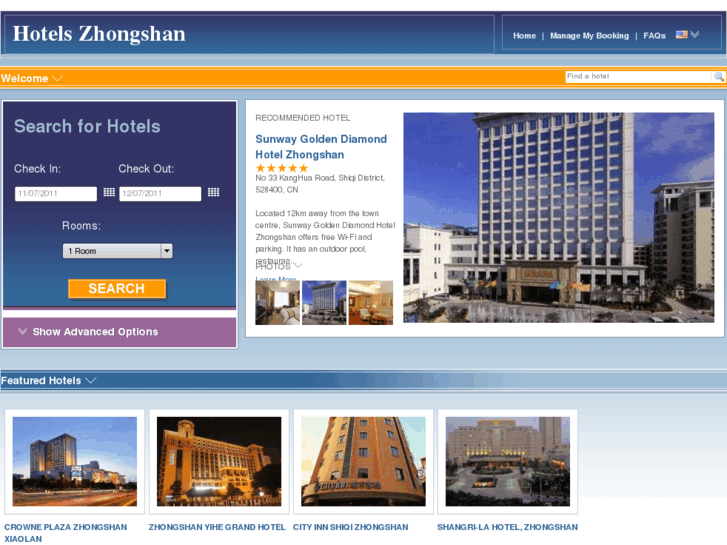 www.hotelszhongshan.com