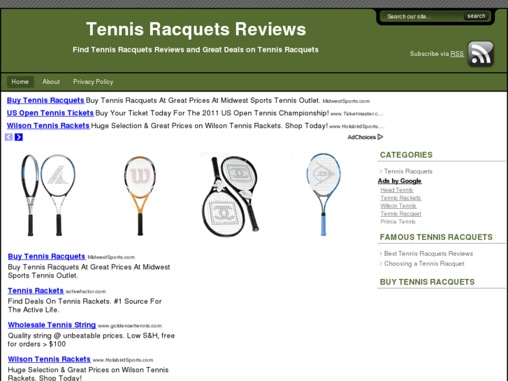 www.tennisracquetsreviews.com