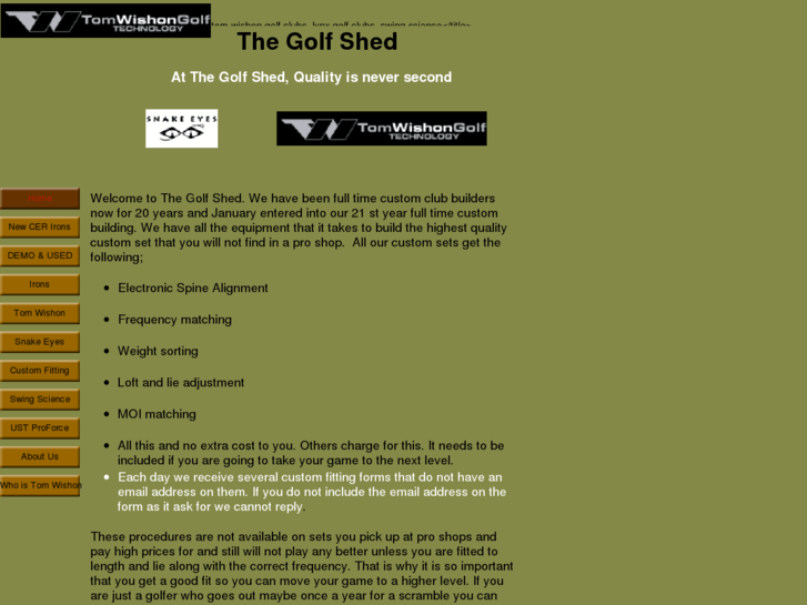 www.thegolfshed.com