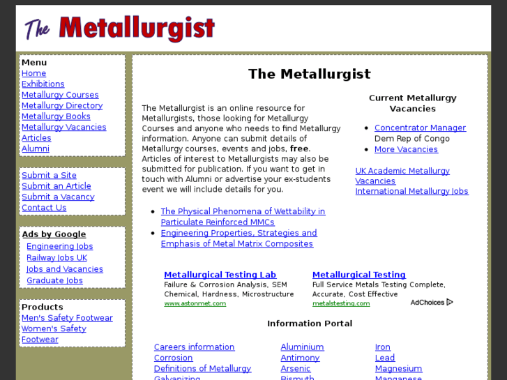 www.themetallurgist.co.uk