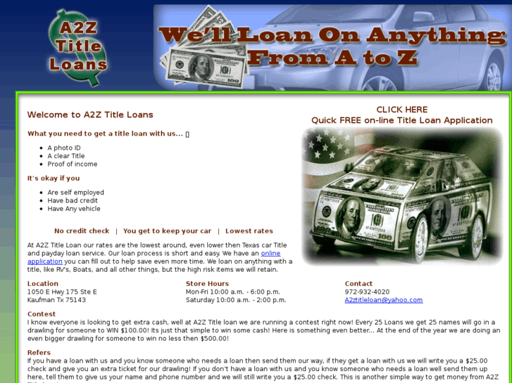 www.a2ztitleloans.com