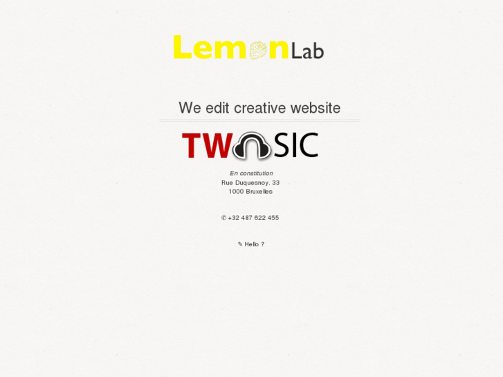 www.lemonlab.be