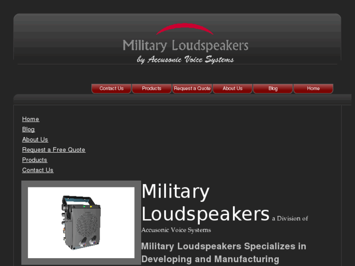 www.militaryloudspeakers.com